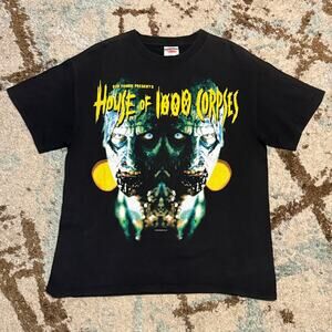Vintage 2002 House of 1000 Corpses Shirt Size Large Rob Zombie Horror Movie